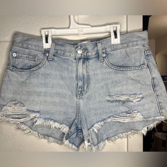 pistola Pants - Pistola Nova High Rise Jean Shorts 29